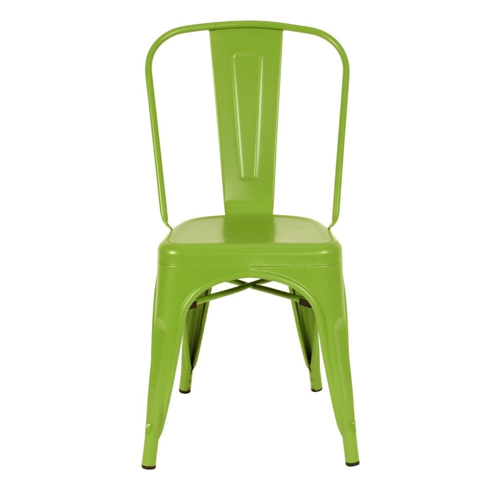 Replica Tolix Chair In Matte Apple Green Cafe Furniture Melbourne