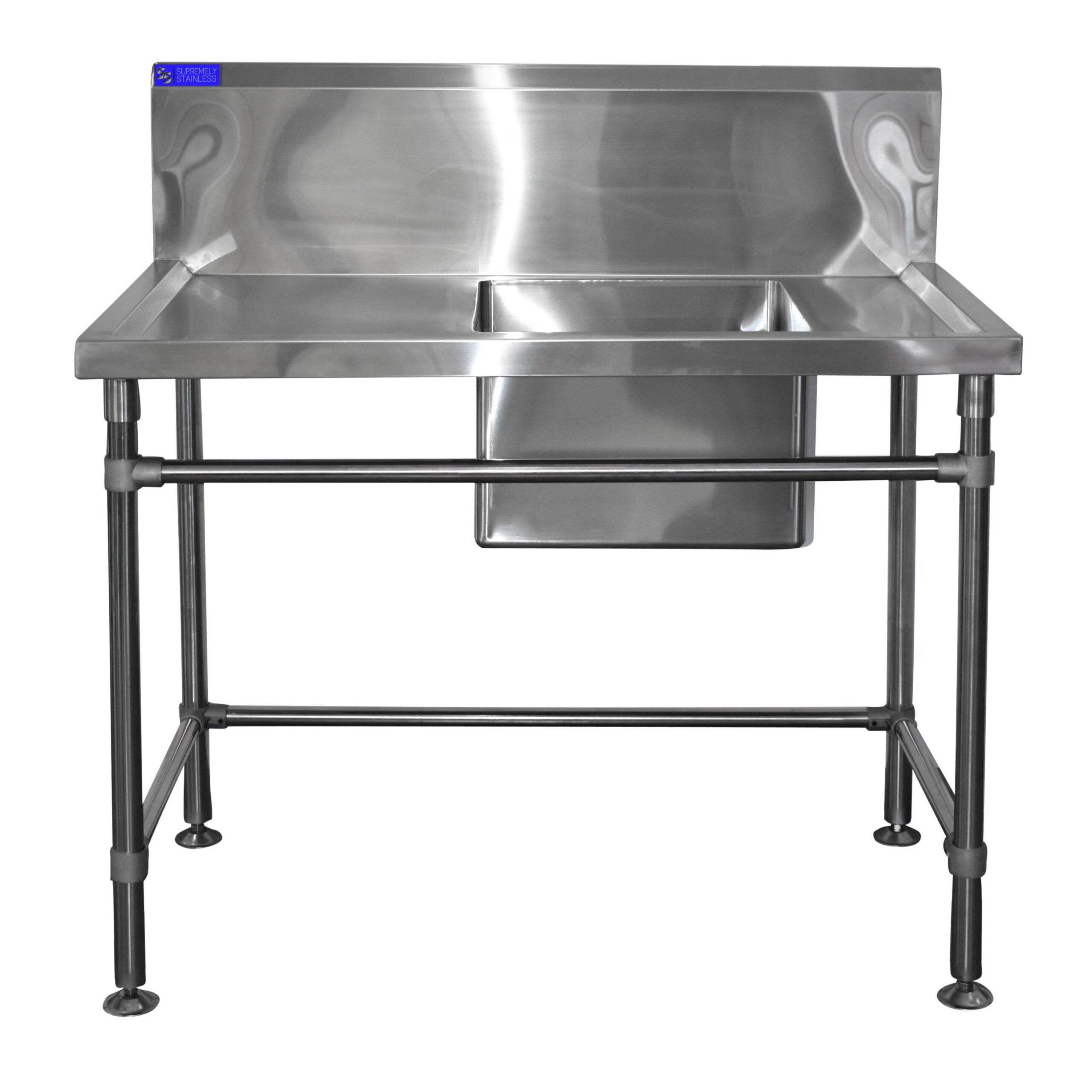 Stainless Steel Sink 700mm x 1800mm Single Bowl