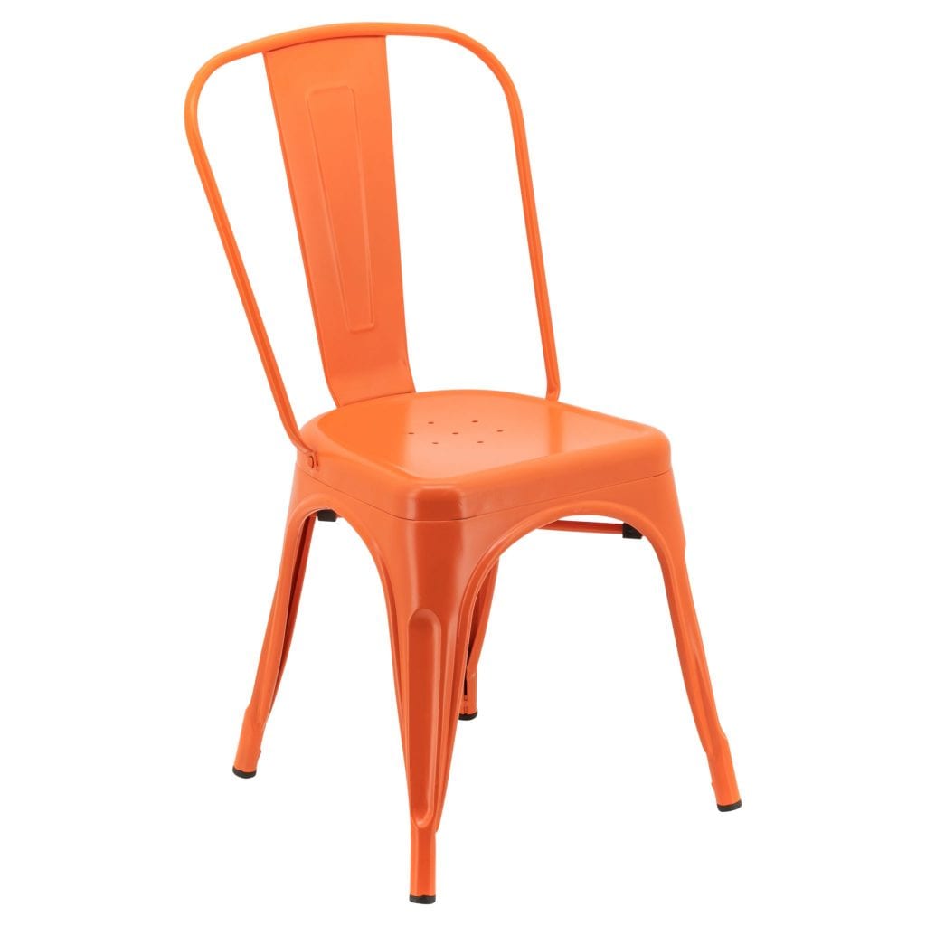 Replica Tolix Chair in Matte Orange