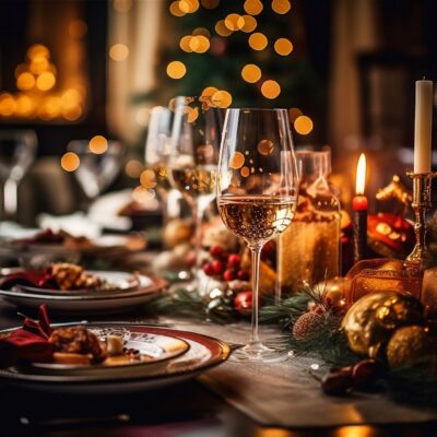 glass, wine, table