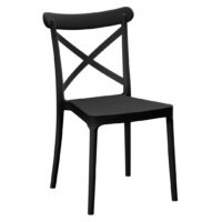 Cross Chair in Black