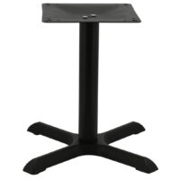 Maxwell Coffee Table Base in Matte Black with Round Pole