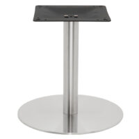 Circular Stainless Steel Coffee Table Base with Round Pole