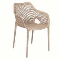 Envy Chair with Arms in Latte