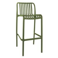 Tall Tuscan Stool in Olive Green
