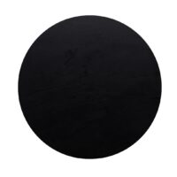 Black Round 800mm with Moon Finish Compact Table Top