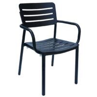 Alfresco Arm Chair in Black
