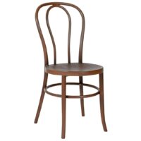Polypropylene Cabaret Chair in Walnut Timber Look